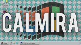 Calmira  A Windows 95 Interface for Windows 31 Overview amp Demo [upl. by Onaicnop705]