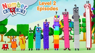 Numberblocks  Orange Level Two Episodes 🟠  Full Episodes [upl. by Amadas]