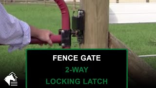 2Way Gate Locking Latch from RAMM [upl. by Yatnwahs122]