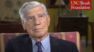 Holocaust Survivor Baruch quotBrianquot Bergman Testimony  USC Shoah Foundation [upl. by Haggar]