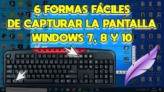 💻 Cómo Hacer CAPTURA DE PANTALLA en PC  6 Formas para Hacer SCREENSHOT en PC  Windows 7 8 y 10 ✅ [upl. by Anitsahs301]