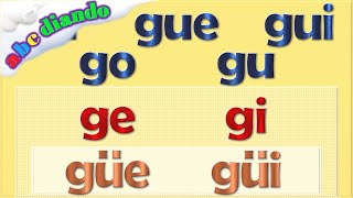 Sílabas GA GUE GUI GO GU  GE GI  GÜE GÜI 🌟 ¡APRENDE A LEER CON SOLO 12 MINUTOS AL DÍA 🌟 [upl. by Ashmead753]