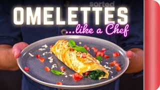 How to Make Omelettes at Home Like a Chef  Sorted Food [upl. by Candie]