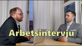 Arbetsintervju exempel och tips [upl. by Eeleimaj]