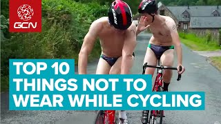 Top 10 Things Not To Wear While Cycling [upl. by Arrait]