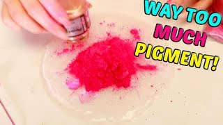 ADDING WAY WAY TOO MUCH PIGMENT TO SLIME Slimeatory 537 [upl. by Huda]