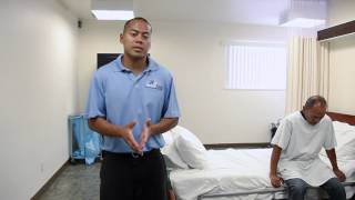 Caregiver Training Turning And Positioning In A Bed  24 Hour Home Care [upl. by Anaizit]