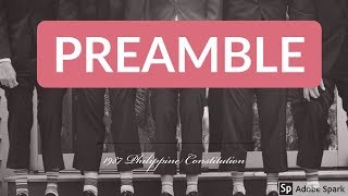 Preamble  1987 Philippine Constitution  Audio Codal [upl. by Kacerek]