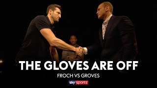 REVISITED Carl Froch amp George Groves INTENSE encounter  Gloves Are Off [upl. by Tiphanie]