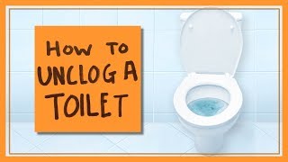 How to Unclog a Toilet [upl. by Enovaj]