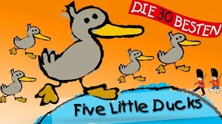 Five Little Ducks  englische Kindergarten Lieder  Kinderlieder [upl. by Zarah]