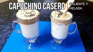 CAPUCHINO CASERO caliente y frio [upl. by Ietta]