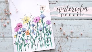 How To Use Watercolor Pencils for Beginners [upl. by Ainnat]