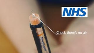 Diabetes How to inject insulin  NHS [upl. by Faye]