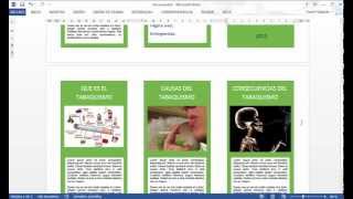 CÓMO HACER UN TRÍPTICO EN WORD [upl. by Arras]