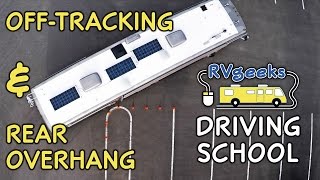 How to Drive a MotorhomeRV — Driving Tips OffTracking amp Rear Overhang [upl. by Ztnarf513]