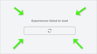 Roblox  Experiences Failed To Load  2022  Fix [upl. by Uhile404]