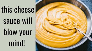 NUTFREE VEGAN CHEESE SAUCE  1 sauce 3 recipes [upl. by Reinar768]