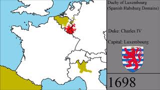 The History of Luxembourg Every Year [upl. by Ibmab539]