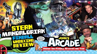 Stern The Mandalorian Pro Pinball Unboxing Setup and Review  BABY YODA THE CHILD [upl. by Itsrik]