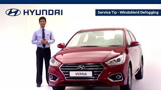 Hyundai  Service Tips  Windshield Defogging [upl. by Alanson]