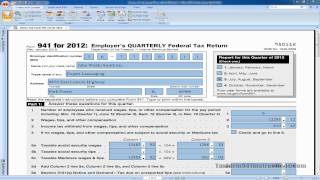 How to Fill out Tax Form 941  Intro Video [upl. by Aicilic]