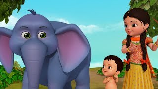 Hathi Raja Kahan Chale New Video  Hindi Rhymes for Children  Infobells [upl. by Gibb801]