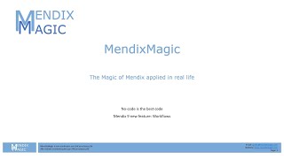 Demo on Mendix 9 Workflow  Employee Onboarding [upl. by Adoc]