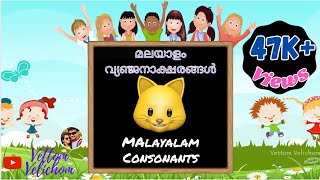 മലയാളം വ്യഞ്ജനാക്ഷരങ്ങൾ  Malayalam Consonants  Malayalam Vyanjanaksharangal [upl. by Ealasaid]