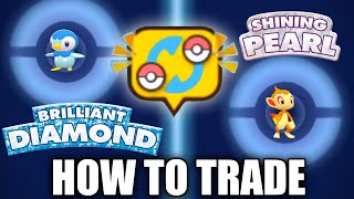 HOW TO TRADE in Pokemon Brilliant Diamond and Shining Pearl [upl. by Adian]