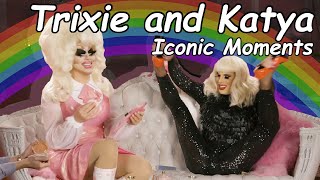 TRIXIE AND KATYA BEING ICONIC FOR 6 MINUTES [upl. by Maurer114]