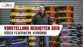 Neuheitenvorstellung  Röder Feuerwerk Verbundfeuerwerke [upl. by Armalda]