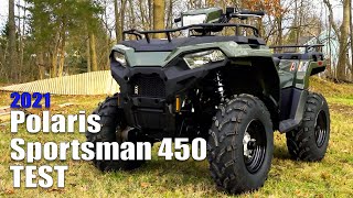 2021 Polaris Sportsman 450 EPS Test Review [upl. by Gio]