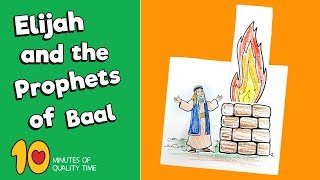 Elijah And The Prophets Of Baal Craft Bible Activities for Kids [upl. by Jempty836]