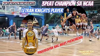 tumalo sa MAVS PHENOMENALKURT REYSON HIGHLIGHTS3peat CHAMPION sa NCAA LETRAN KNIGHTS PLAYER [upl. by Yunfei]