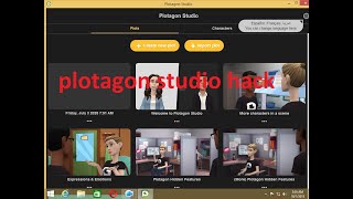 Hacked Plotagon studio download 2020 [upl. by Atteloj]