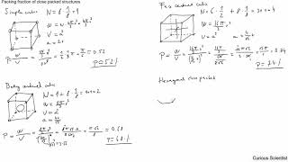 Atomic packing factor [upl. by Kaspar]