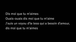 Ninho  Dis moi que tu maimes Paroles [upl. by Sup]