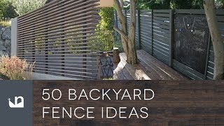 50 Backyard Fence Ideas [upl. by Anwaf48]