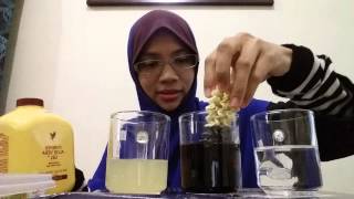 Aloe Vera Gel Forever Living Product Analogy  Demo by an najah [upl. by Caldera203]