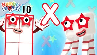 Multiplication for Kids Level 10  Maths for Kids  Learn to count  Numberblocks [upl. by Hars]