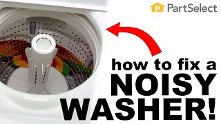 Whats That Noise How to Diagnose TopLoad Washing Machine Noises  PartSelectcom [upl. by Ira]