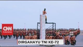 Bikin Lawan Ciut Skill Beladiri Tingkat Tinggi Prajurit TNI  HUT TNI ke72 [upl. by Palecek]