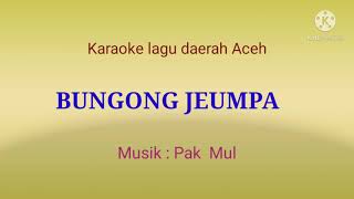 BUNGONG JEUMPA Lagu Daerah Aceh  karaoke [upl. by Hsur]