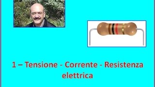 Carlo Fierro 1 Tensione Corrente Resistenza elettrica [upl. by Nitas]