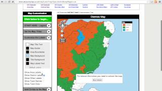 UK Postcode Areas and Districts Map Colouring Tool Tutorial [upl. by Olpe]