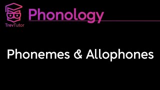 Phonology Phonemes Allophones and Minimal Pairs [upl. by Nilra167]