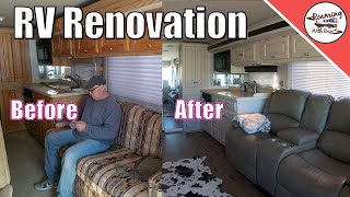 RV Renovation Before and After  Amazing and DIY [upl. by Bartram]