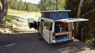 Campervan Review  Frontline Hiace Adventurer [upl. by Halley612]