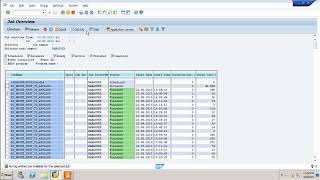 SAP Basis  Job Monitoring [upl. by Ahseek]